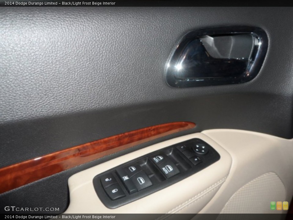 Black/Light Frost Beige Interior Controls for the 2014 Dodge Durango Limited #89830517