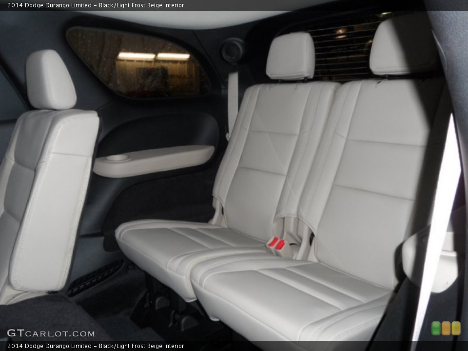 Black/Light Frost Beige Interior Rear Seat for the 2014 Dodge Durango Limited #89830655