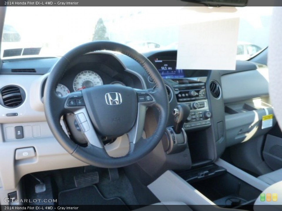 Gray Interior Dashboard for the 2014 Honda Pilot EX-L 4WD #89831840
