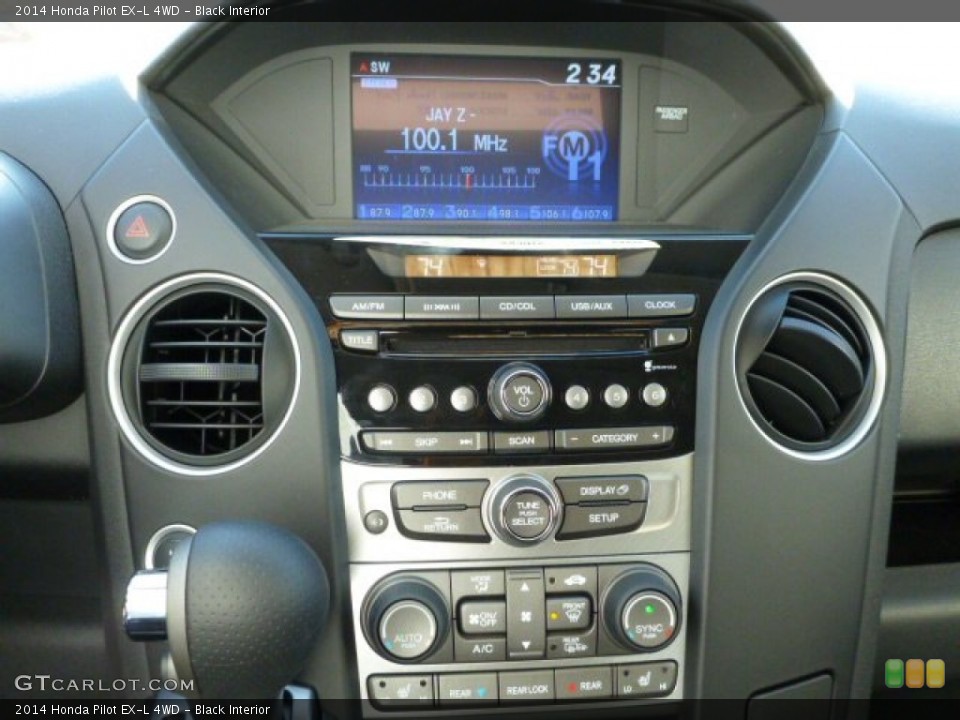 Black Interior Controls for the 2014 Honda Pilot EX-L 4WD #89832821