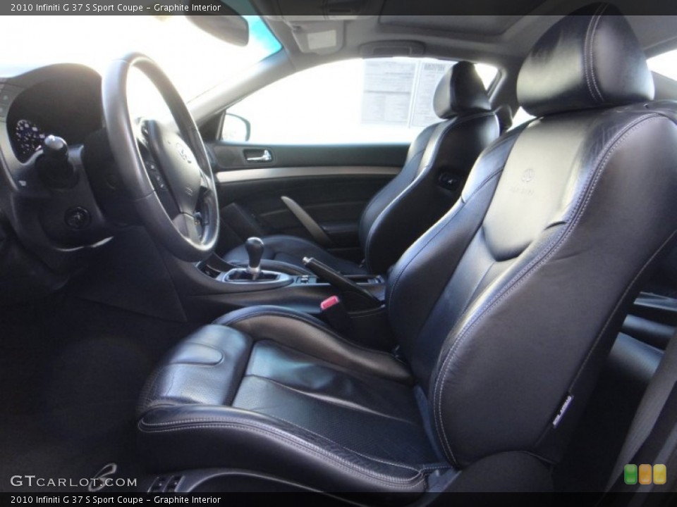 Graphite Interior Photo for the 2010 Infiniti G 37 S Sport Coupe #89833088