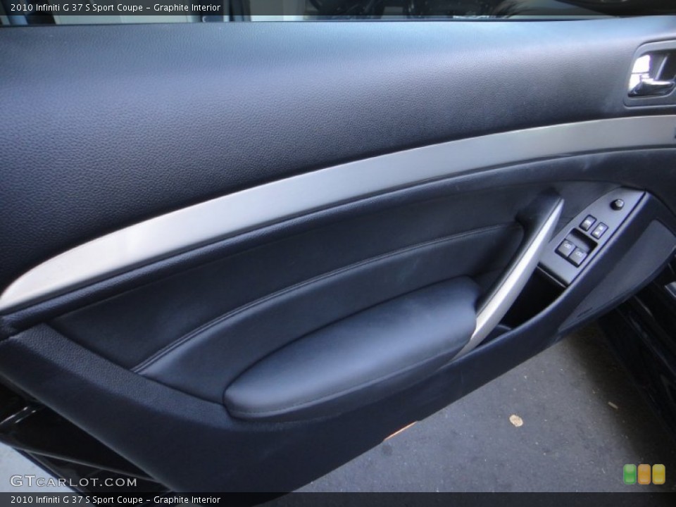 Graphite Interior Door Panel for the 2010 Infiniti G 37 S Sport Coupe #89833136
