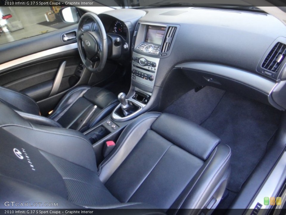Graphite Interior Dashboard for the 2010 Infiniti G 37 S Sport Coupe #89833259