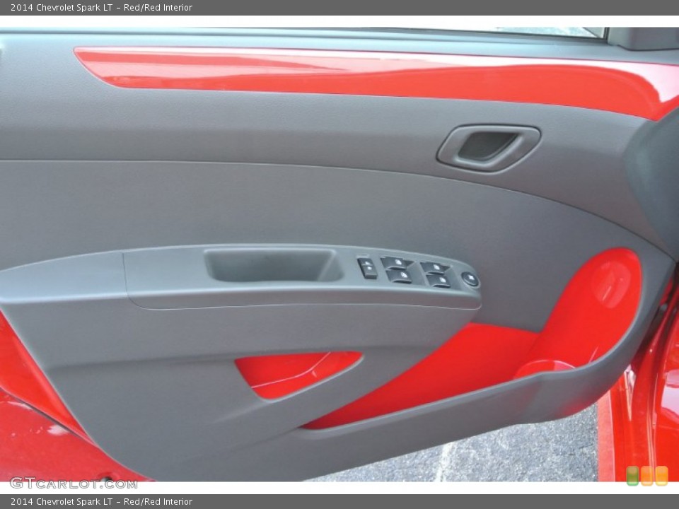 Red/Red Interior Door Panel for the 2014 Chevrolet Spark LT #89833463