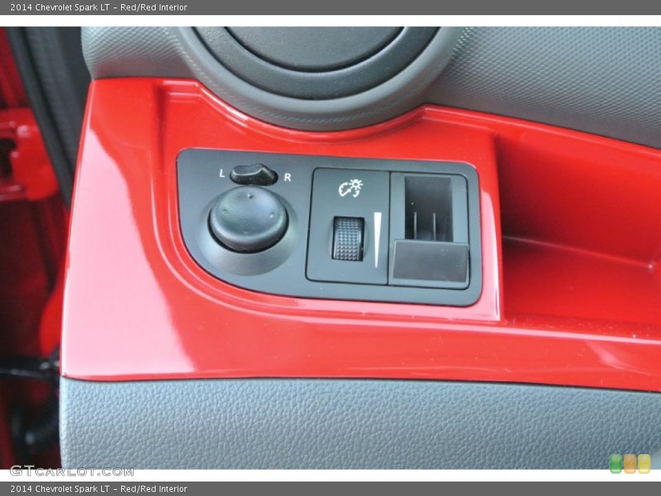Red/Red Interior Controls for the 2014 Chevrolet Spark LT #89833487