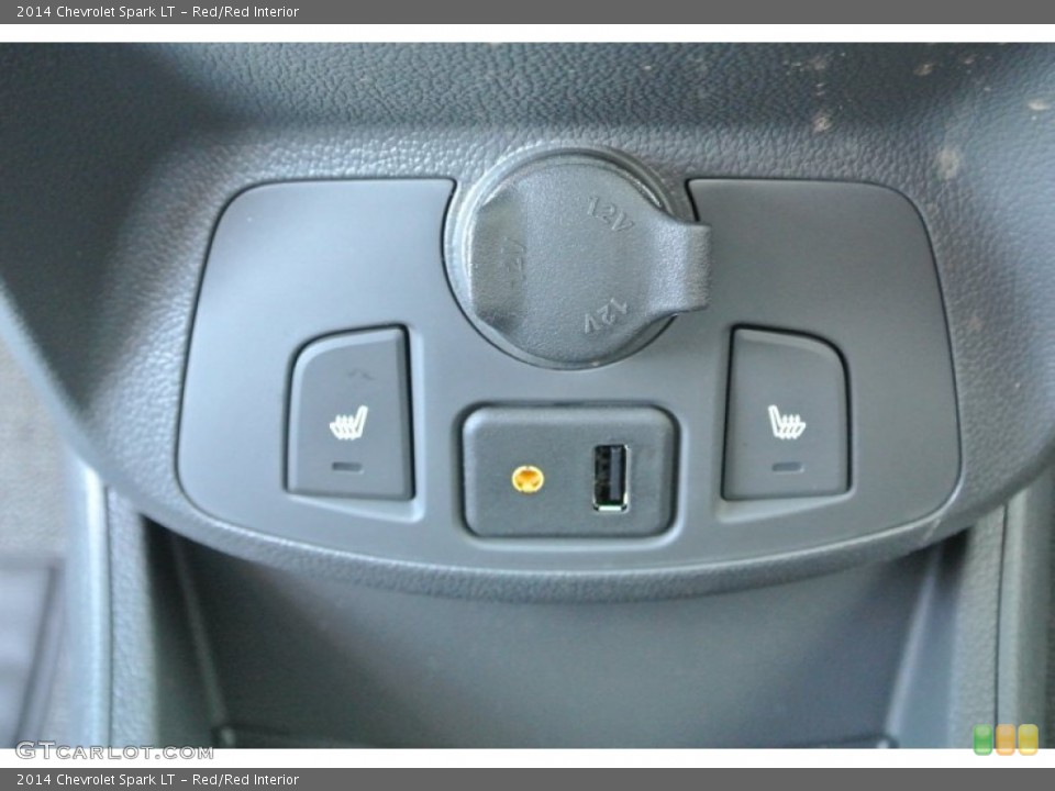 Red/Red Interior Controls for the 2014 Chevrolet Spark LT #89833532