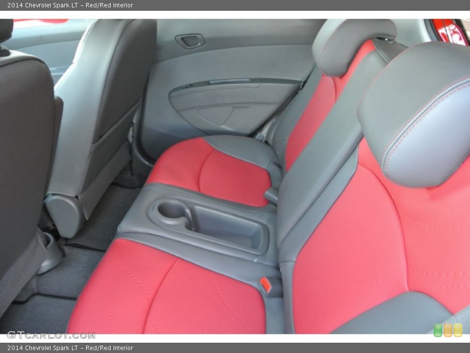 Red/Red Interior Rear Seat for the 2014 Chevrolet Spark LT #89833649