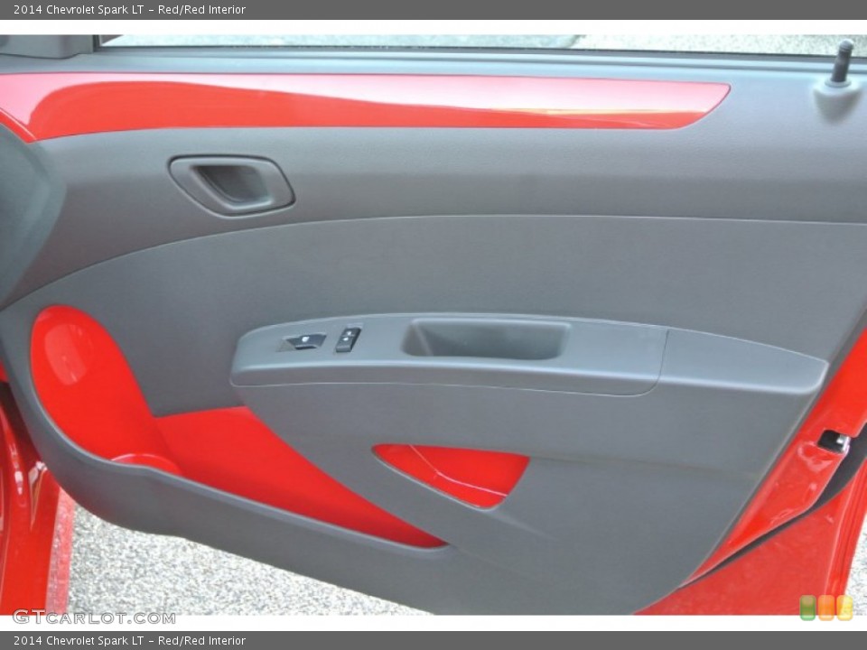 Red/Red Interior Door Panel for the 2014 Chevrolet Spark LT #89833726