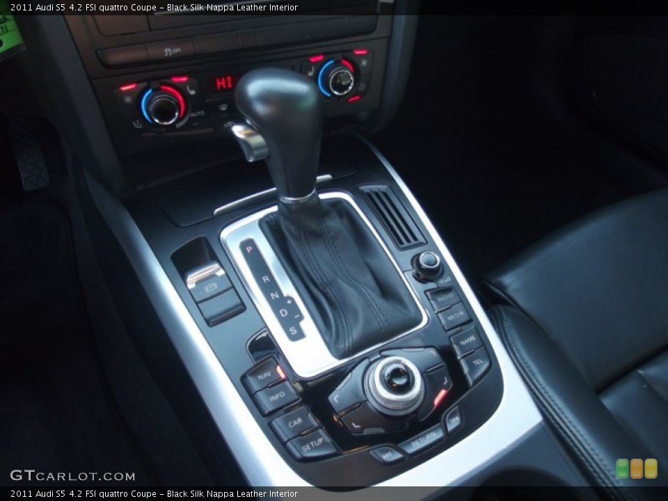 Black Silk Nappa Leather Interior Transmission for the 2011 Audi S5 4.2 FSI quattro Coupe #89834042