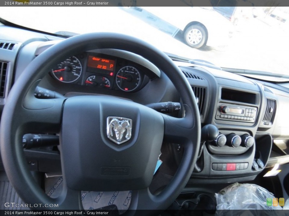 Gray Interior Dashboard for the 2014 Ram ProMaster 3500 Cargo High Roof #89835131