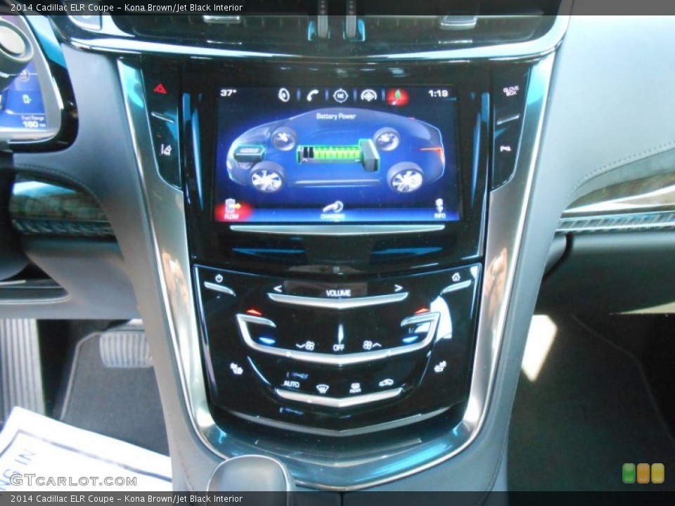 Kona Brown/Jet Black Interior Controls for the 2014 Cadillac ELR Coupe #89836442