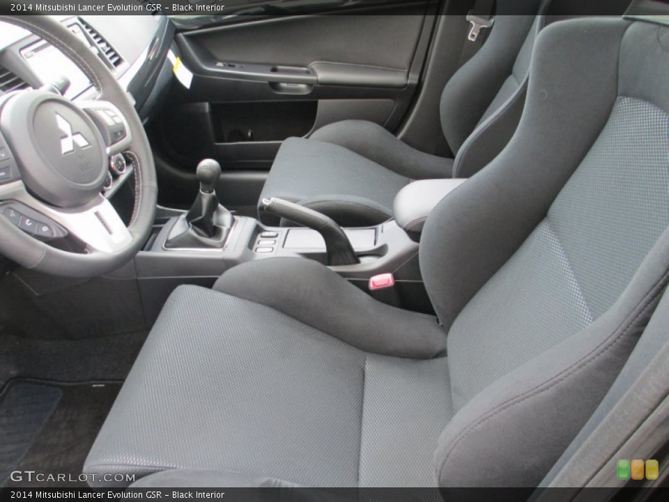 Black Interior Photo for the 2014 Mitsubishi Lancer Evolution GSR #89836505