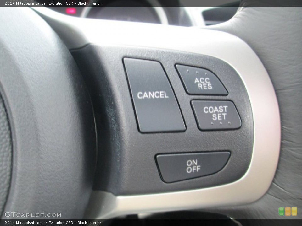 Black Interior Controls for the 2014 Mitsubishi Lancer Evolution GSR #89836643