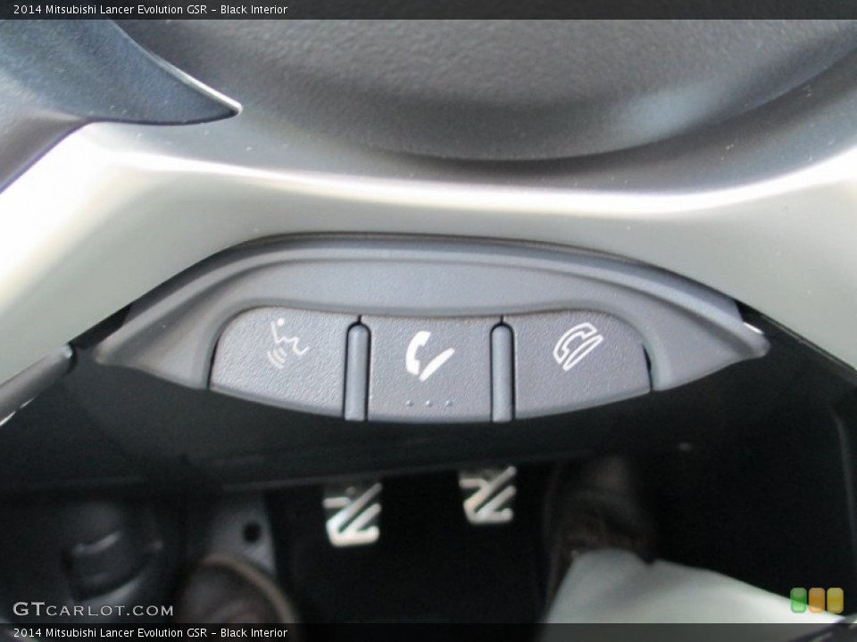Black Interior Controls for the 2014 Mitsubishi Lancer Evolution GSR #89836691