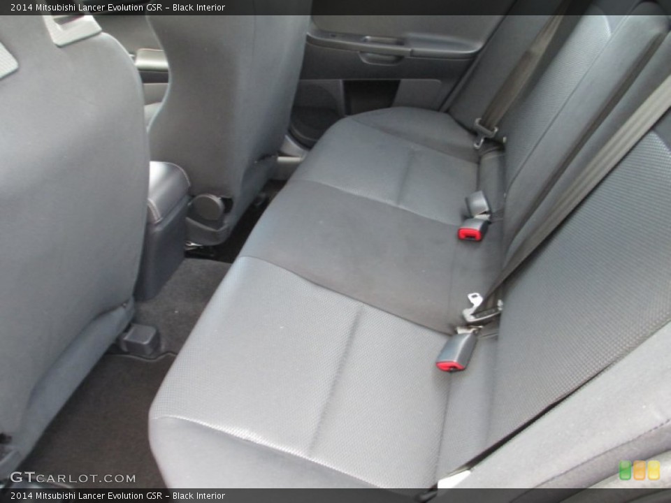 Black Interior Rear Seat for the 2014 Mitsubishi Lancer Evolution GSR #89836862