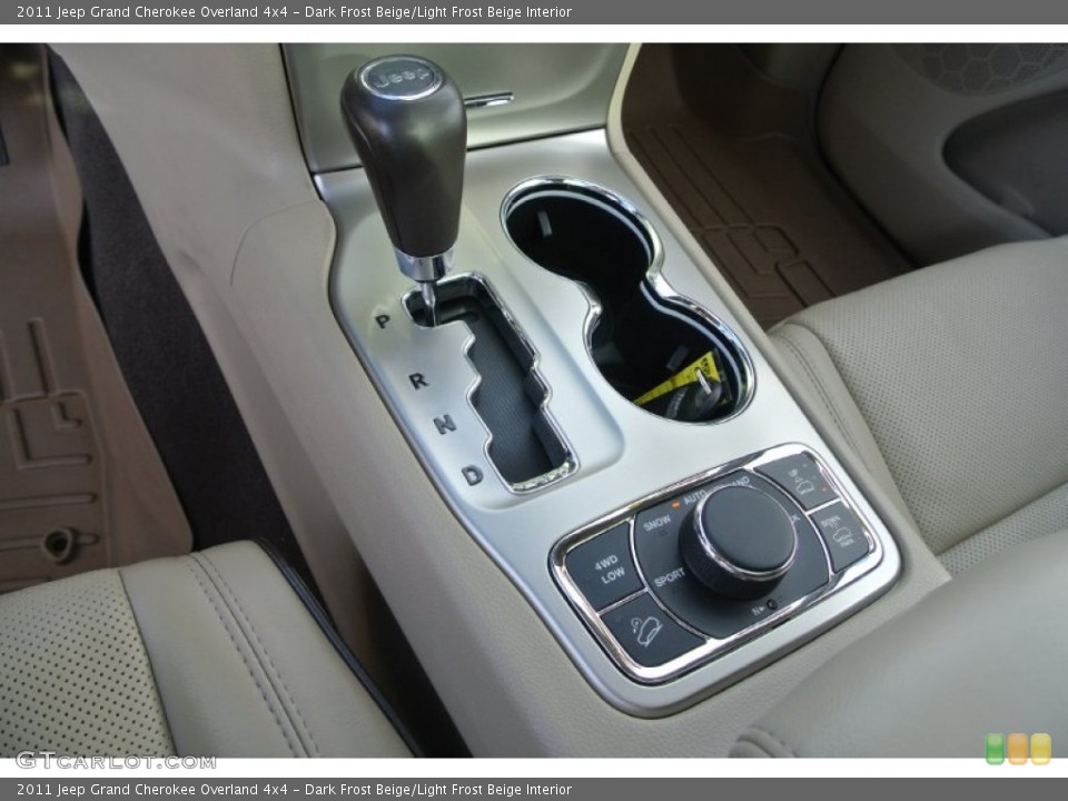 Dark Frost Beige/Light Frost Beige Interior Transmission for the 2011 Jeep Grand Cherokee Overland 4x4 #89837384