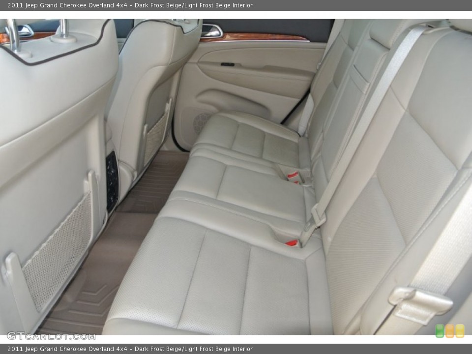 Dark Frost Beige/Light Frost Beige Interior Rear Seat for the 2011 Jeep Grand Cherokee Overland 4x4 #89837558