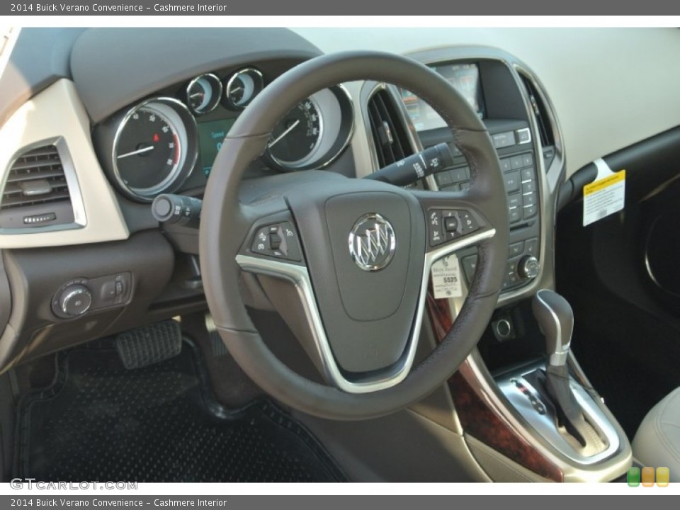 Cashmere Interior Steering Wheel for the 2014 Buick Verano Convenience #89840753