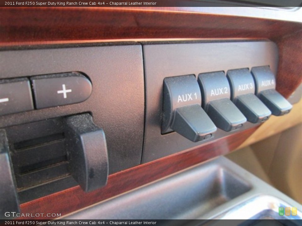 Chaparral Leather Interior Controls for the 2011 Ford F250 Super Duty King Ranch Crew Cab 4x4 #89840876