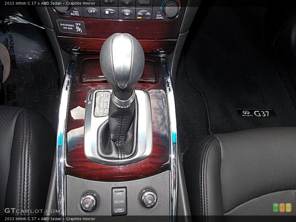 Graphite Interior Transmission for the 2013 Infiniti G 37 x AWD Sedan #89841569