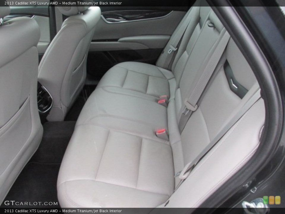 Medium Titanium/Jet Black Interior Rear Seat for the 2013 Cadillac XTS Luxury AWD #89841863