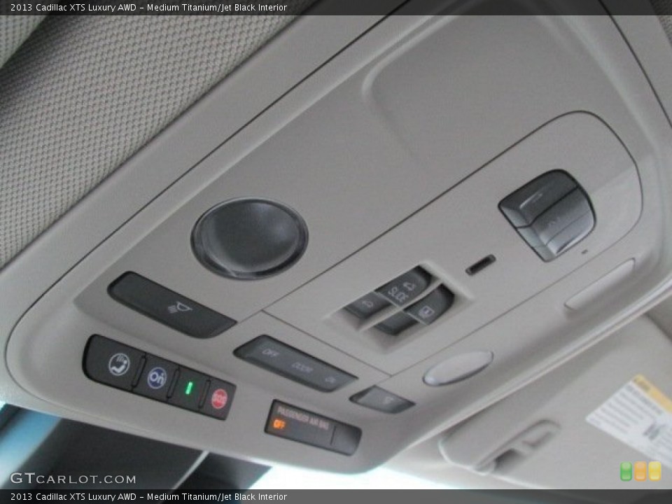 Medium Titanium/Jet Black Interior Controls for the 2013 Cadillac XTS Luxury AWD #89842016