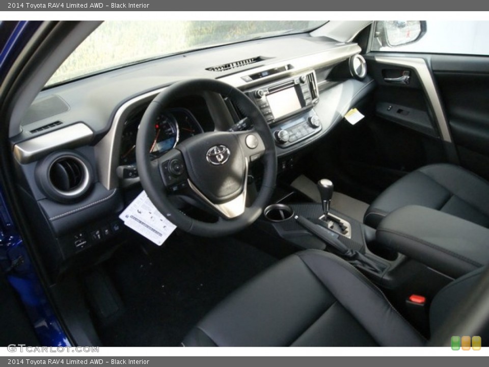 Black Interior Photo for the 2014 Toyota RAV4 Limited AWD #89844172