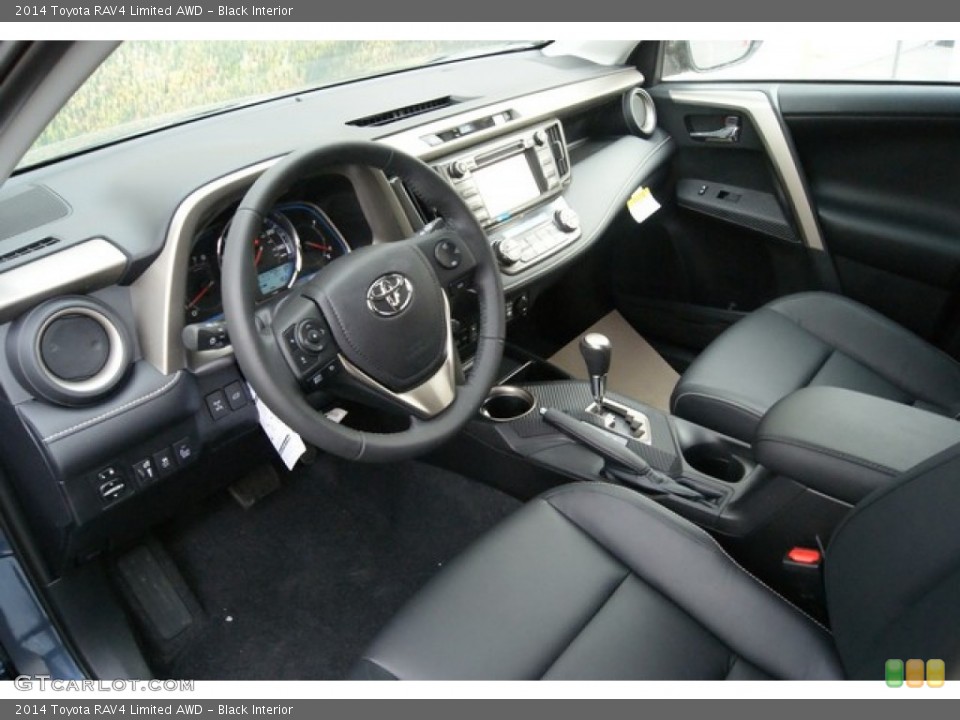 Black Interior Prime Interior for the 2014 Toyota RAV4 Limited AWD #89844434