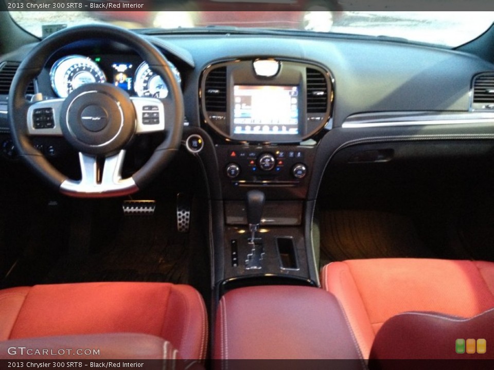 Black/Red Interior Dashboard for the 2013 Chrysler 300 SRT8 #89844485