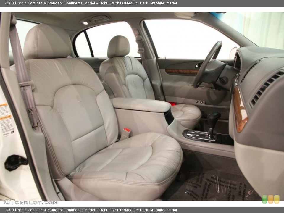 Light Graphite/Medium Dark Graphite 2000 Lincoln Continental Interiors