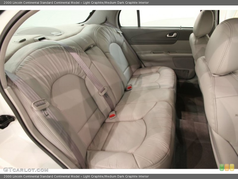 Light Graphite/Medium Dark Graphite Interior Rear Seat for the 2000 Lincoln Continental  #89846318