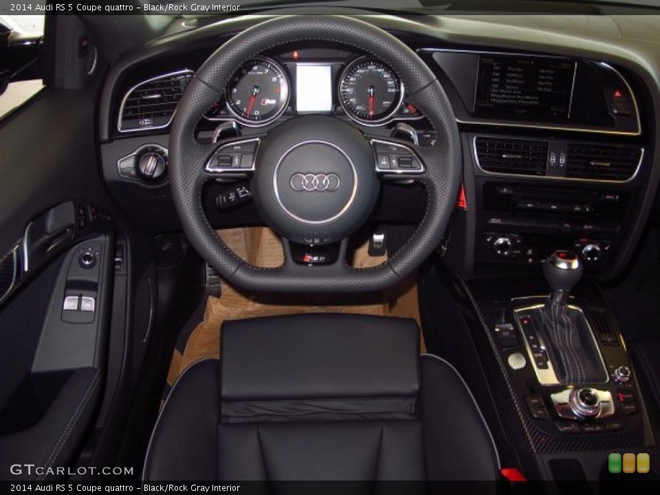 Black/Rock Gray Interior Dashboard for the 2014 Audi RS 5 Coupe quattro #89846396