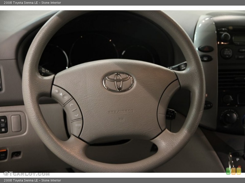 Stone Interior Steering Wheel for the 2008 Toyota Sienna LE #89848754