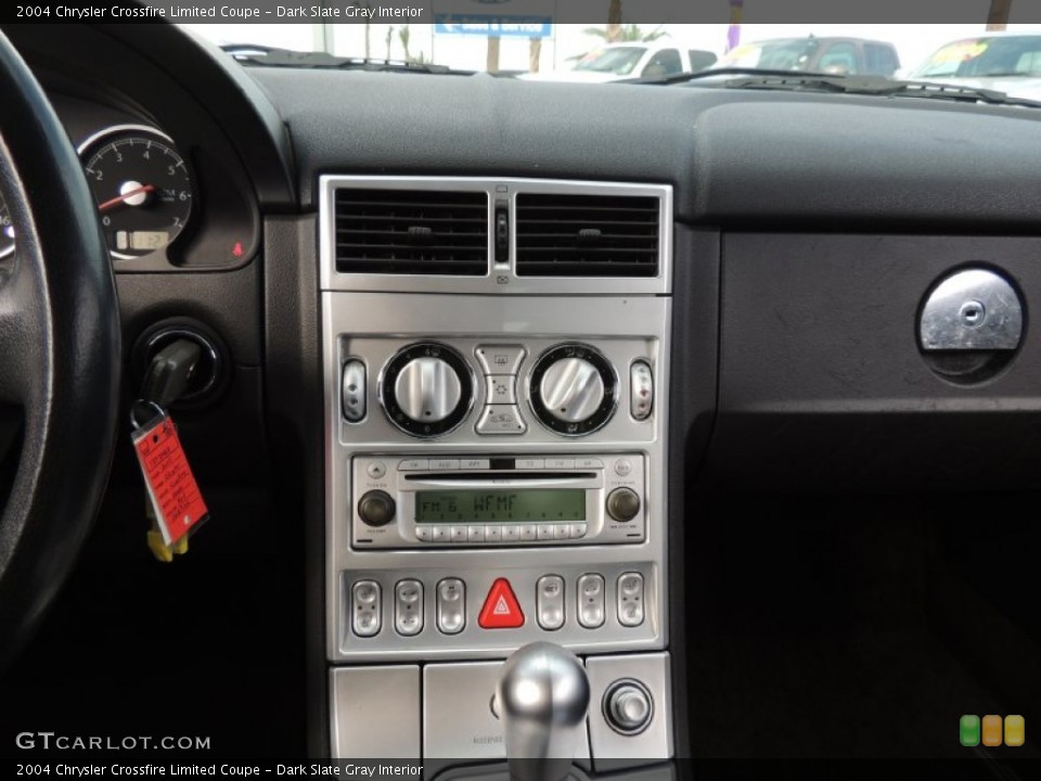 Dark Slate Gray Interior Controls for the 2004 Chrysler Crossfire Limited Coupe #89852810