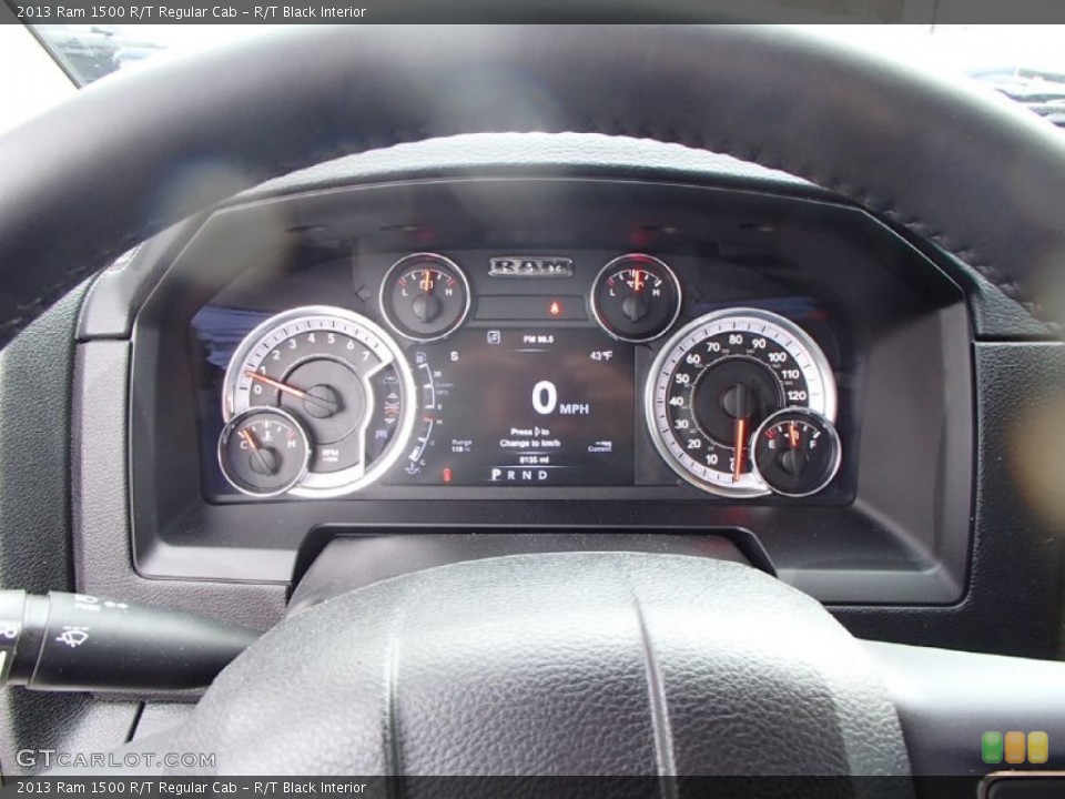 R/T Black Interior Gauges for the 2013 Ram 1500 R/T Regular Cab #89854144