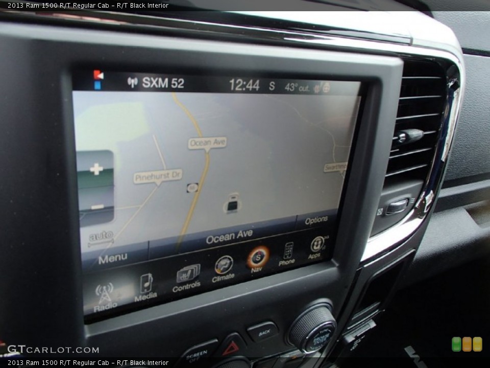 R/T Black Interior Navigation for the 2013 Ram 1500 R/T Regular Cab #89854199