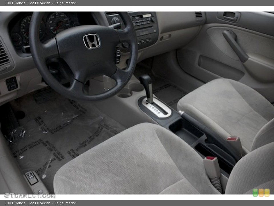 Beige Interior Photo for the 2001 Honda Civic LX Sedan #89855399