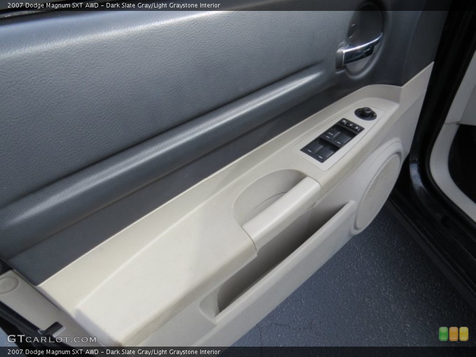 Dark Slate Gray/Light Graystone Interior Door Panel for the 2007 Dodge Magnum SXT AWD #89857475