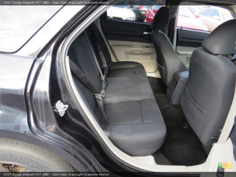 Dark Slate Gray/Light Graystone Interior Rear Seat for the 2007 Dodge Magnum SXT AWD #89857502