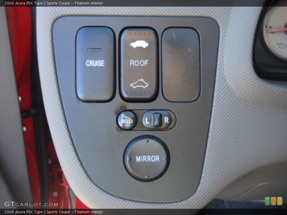Titanium Interior Controls for the 2006 Acura RSX Type S Sports Coupe #89859490