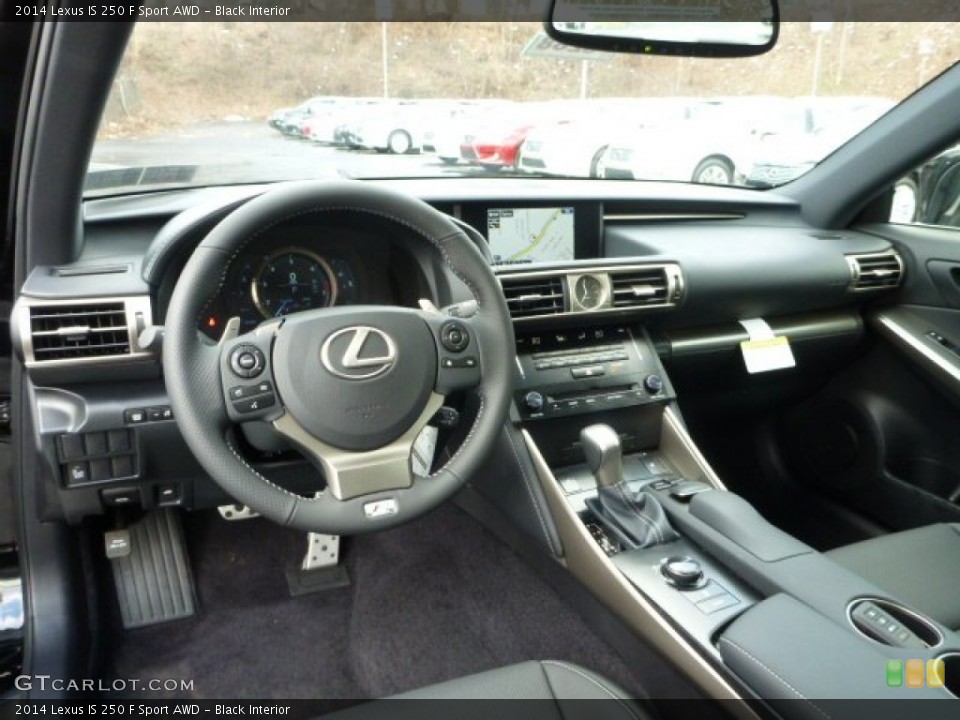 Black Interior Photo for the 2014 Lexus IS 250 F Sport AWD #89860474
