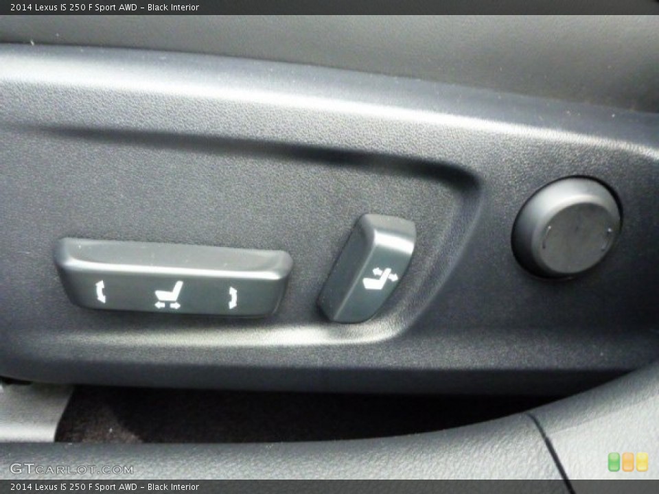 Black Interior Controls for the 2014 Lexus IS 250 F Sport AWD #89860543