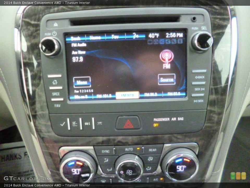 Titanium Interior Controls for the 2014 Buick Enclave Convenience AWD #89863344