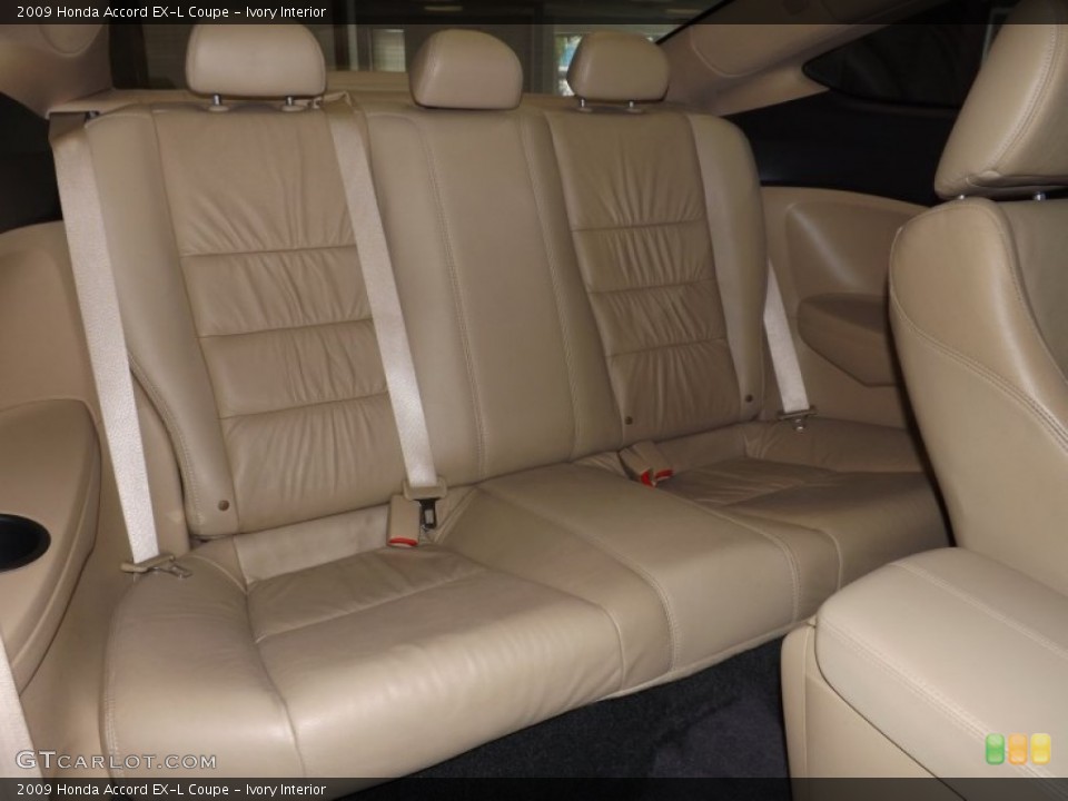 Ivory Interior Rear Seat for the 2009 Honda Accord EX-L Coupe #89863819
