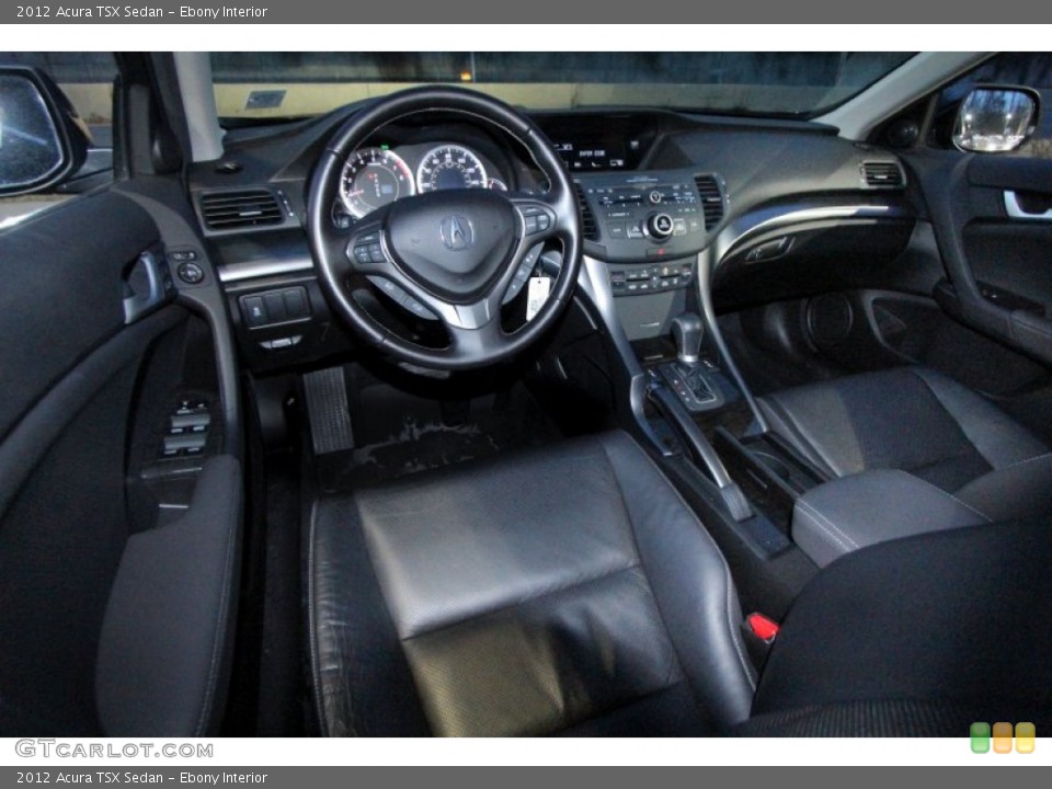 Ebony Interior Prime Interior for the 2012 Acura TSX Sedan #89865179