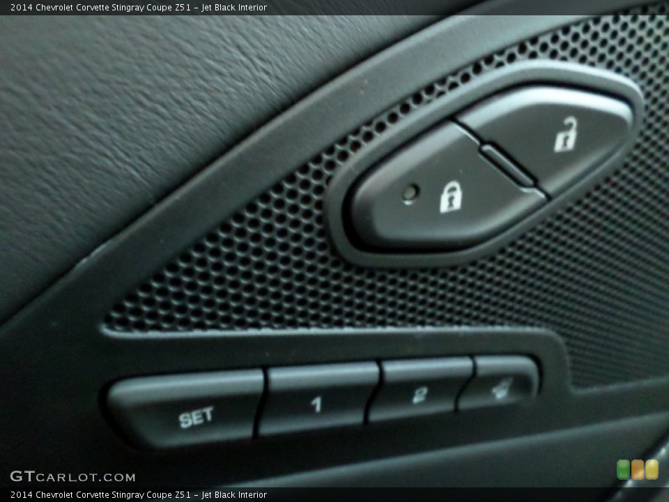 Jet Black Interior Controls for the 2014 Chevrolet Corvette Stingray Coupe Z51 #89865553