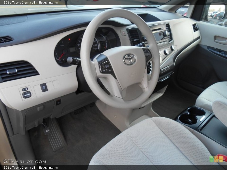 Bisque Interior Photo for the 2011 Toyota Sienna LE #89866579
