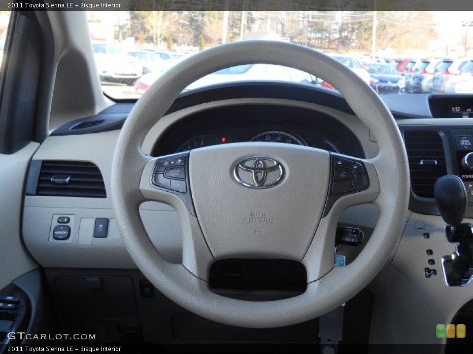 Bisque Interior Steering Wheel for the 2011 Toyota Sienna LE #89866633