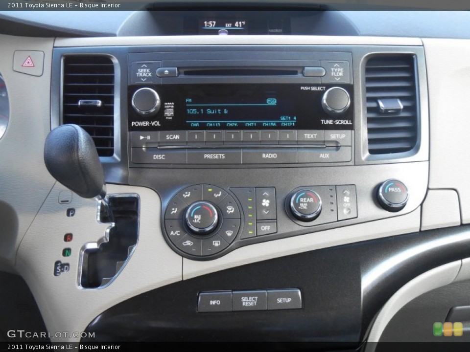 Bisque Interior Controls for the 2011 Toyota Sienna LE #89866672