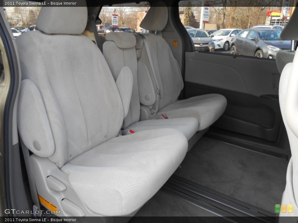 Bisque Interior Rear Seat for the 2011 Toyota Sienna LE #89866726